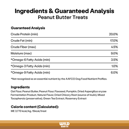 Superfood Dog Treats, Peanut Butter