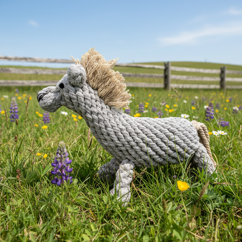 Sustainable Rope Animal Dog Chew Toys