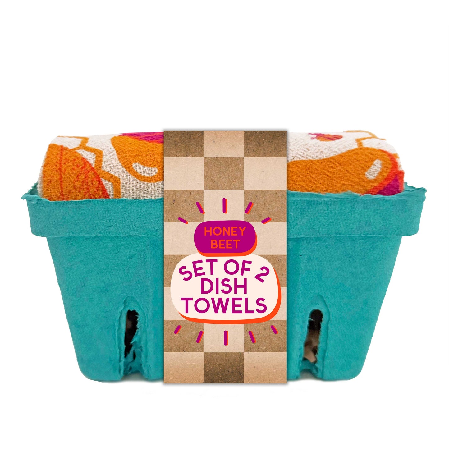 Honey Beet Tea Towel Set
