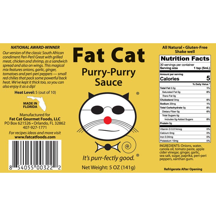 Purry-Purry Sauce Peri-Peri Style Hot Sauce