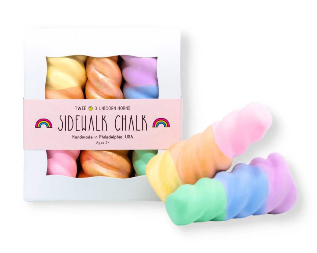 Rainbow Unicorn Sidewalk Chalk