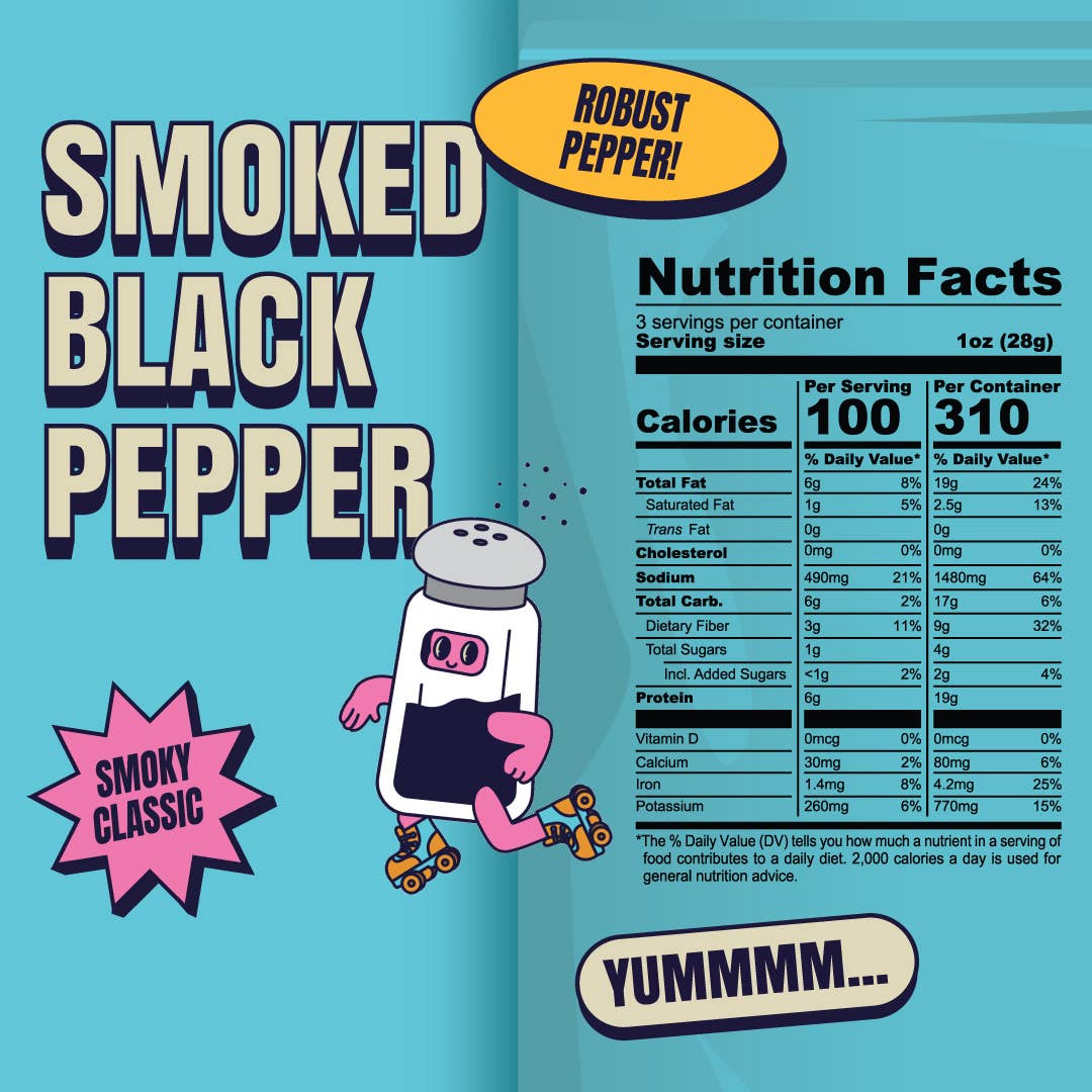 Vegan & Plant Based Smoked Black Pepper Jerky