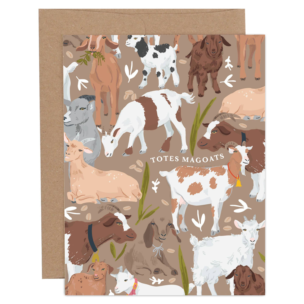 Totes Magoats Greeting Card