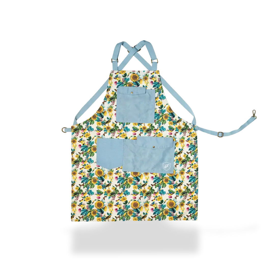 Garden Flower Lightweight Work Apron
