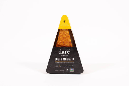 Lusty Mustard Plant-Based Cheese Wedge