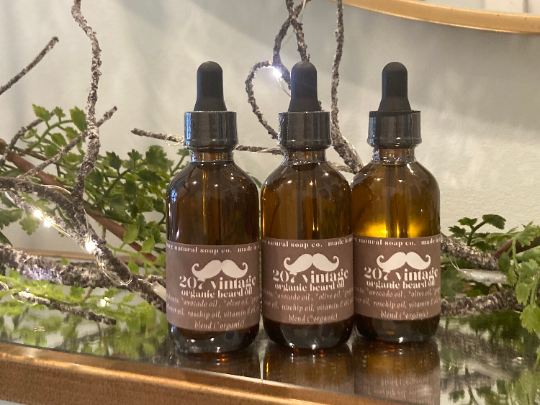 All Natural Vintage Beard Oil