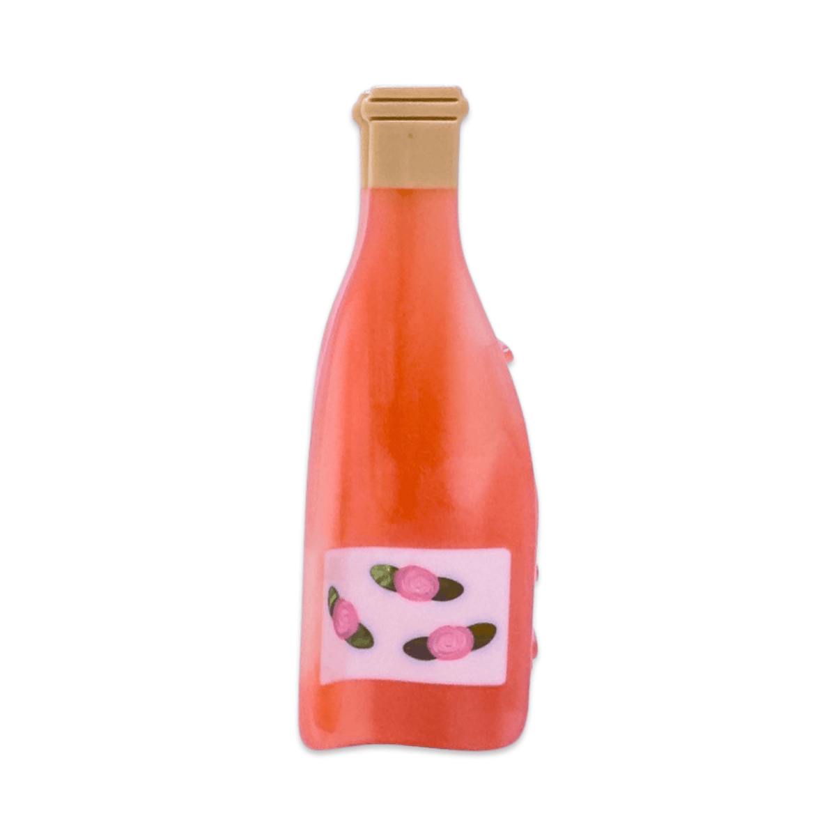 Large Rose Wine Bottle Hair Claw Clip