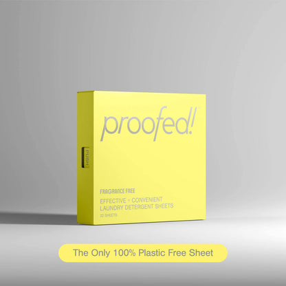 Laundry Detergent Sheets Plastic Free - Fragrance Free