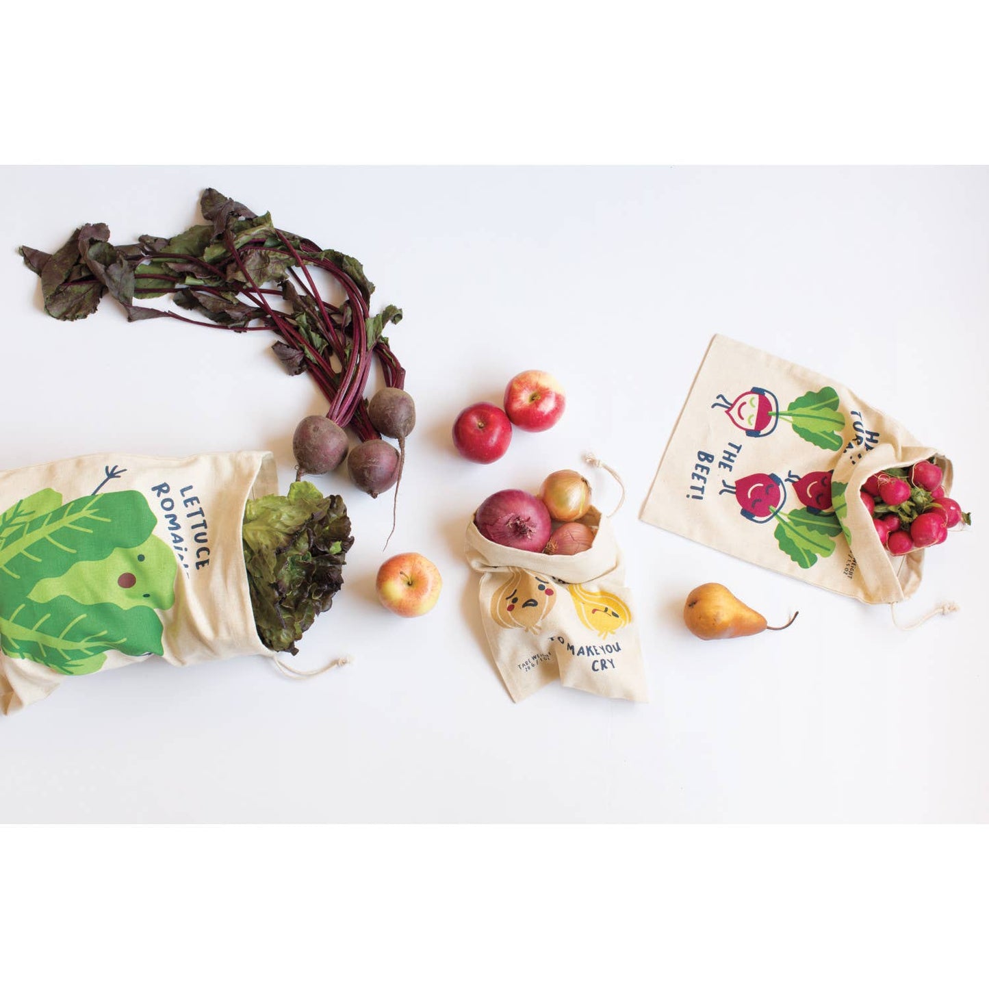 Funny Food Reusable Produce Bag Set