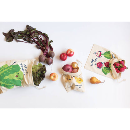 Funny Food Reusable Produce Bag Set