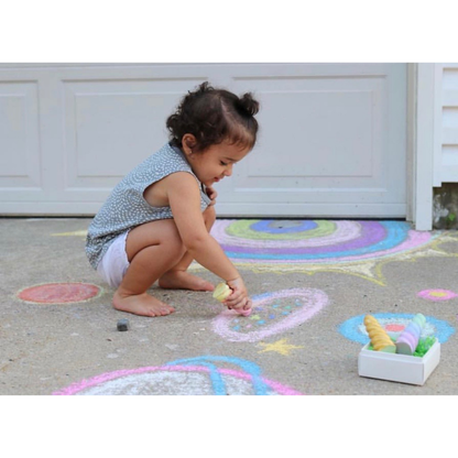 Rainbow Unicorn Sidewalk Chalk