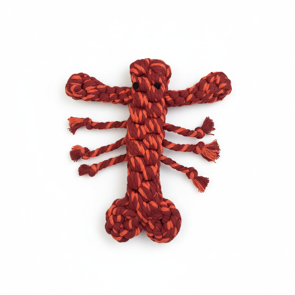 Sustainable Rope Animal Dog Chew Toys