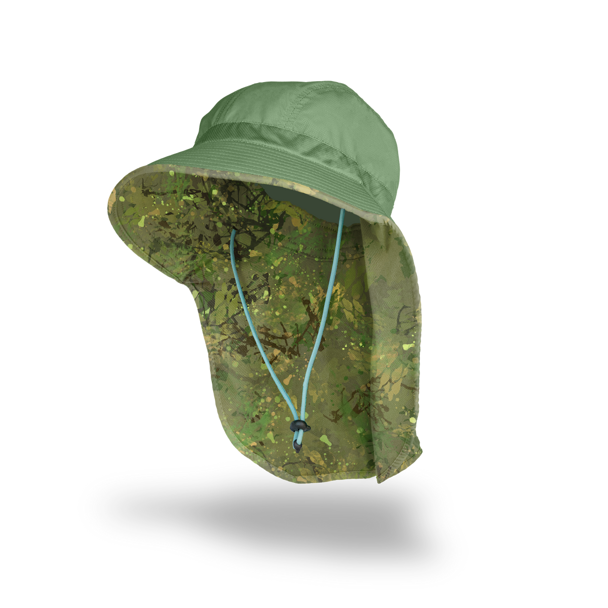 Green Brush Camo Sun Hat