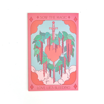 Love Lies Bleeding Tarot Garden