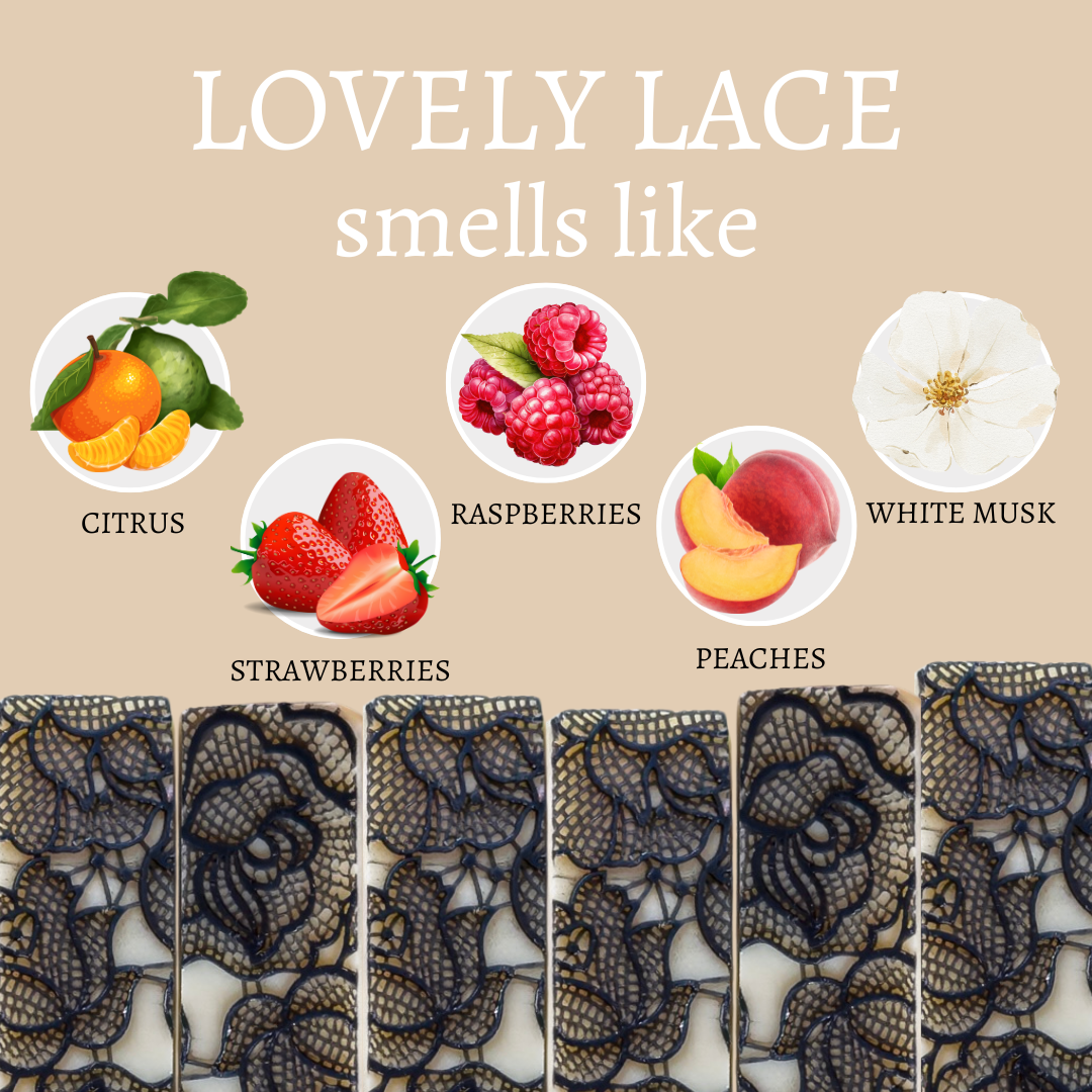 Lovely Lace Vegan Handmade Soap Bar