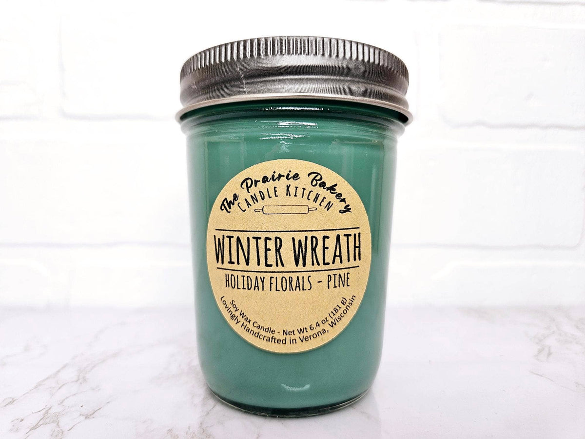 Winter Wreath Soy Wax Candle