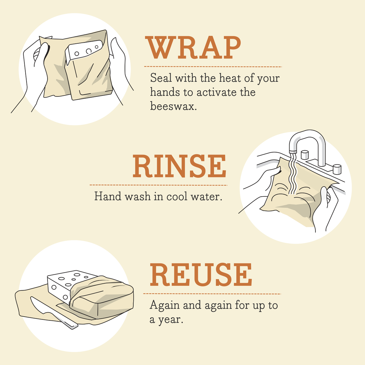 Bee's Wrap, Lunch 3 Pack