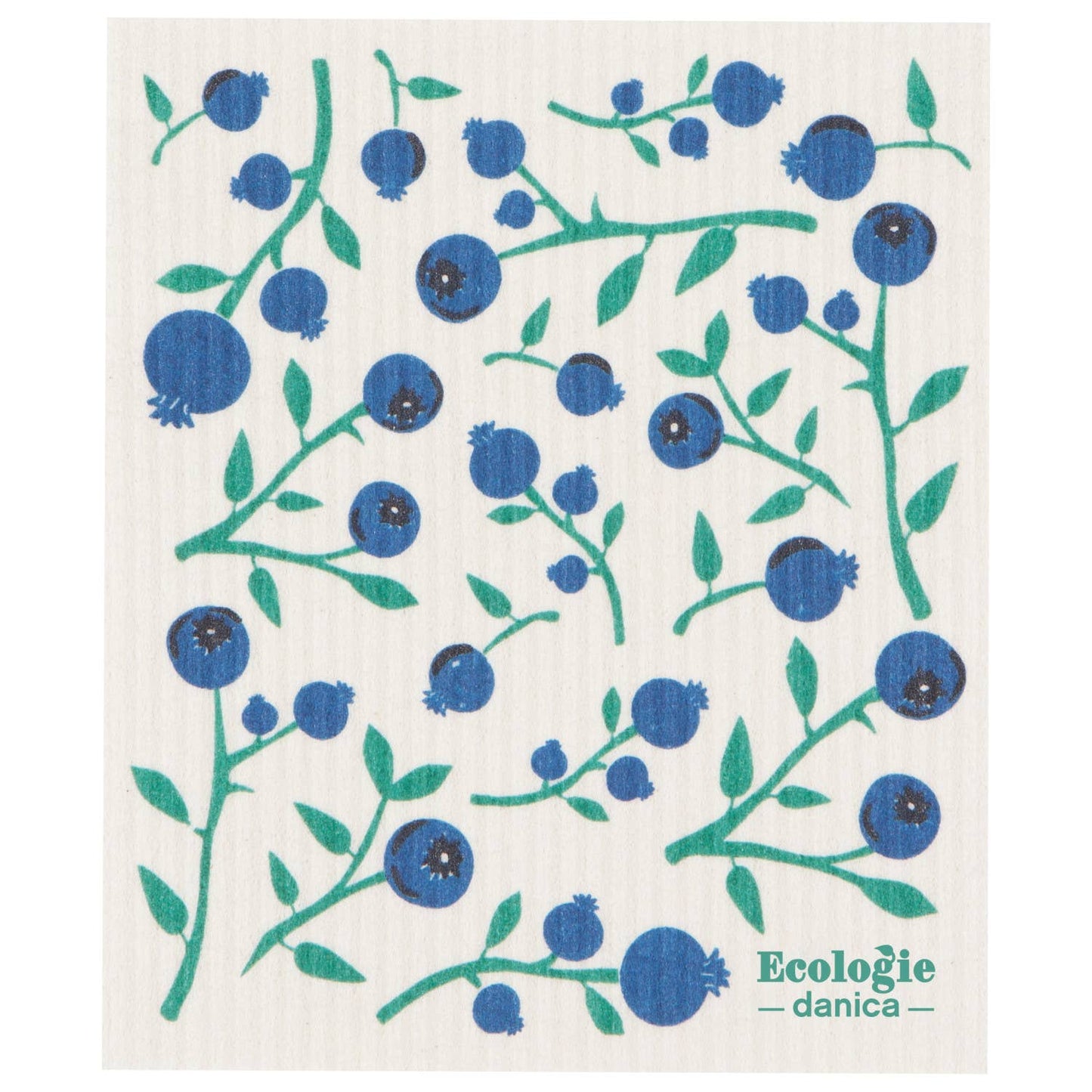 Blueberries Swedish Dishcloth