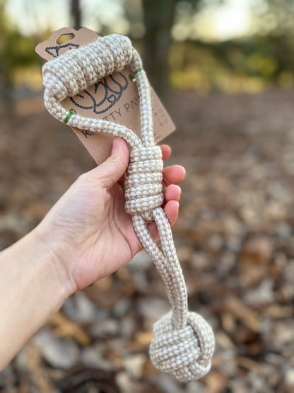 Hemp Knot Rope Tug Toy