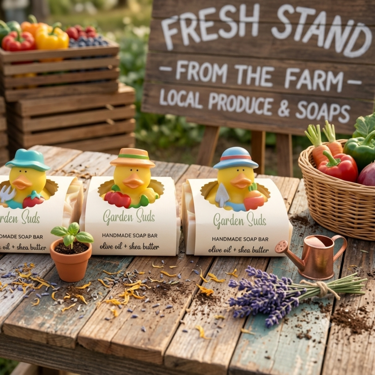Garden Suds Handmade Novelty Soap Bar