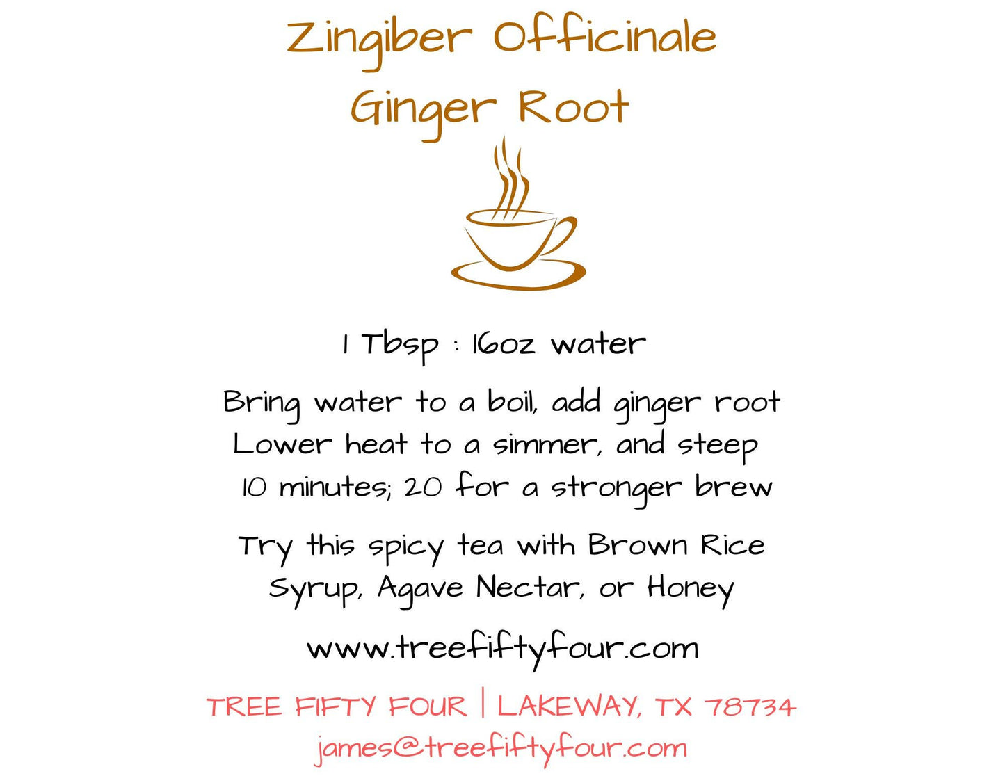 Ginger Root Sachet