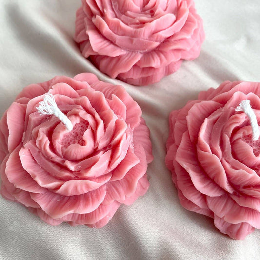 Peony Candle, Pink