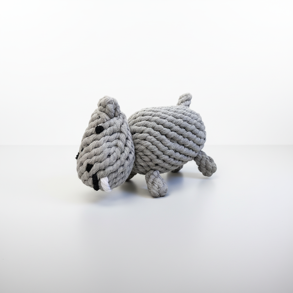 Sustainable Rope Animal Dog Chew Toys