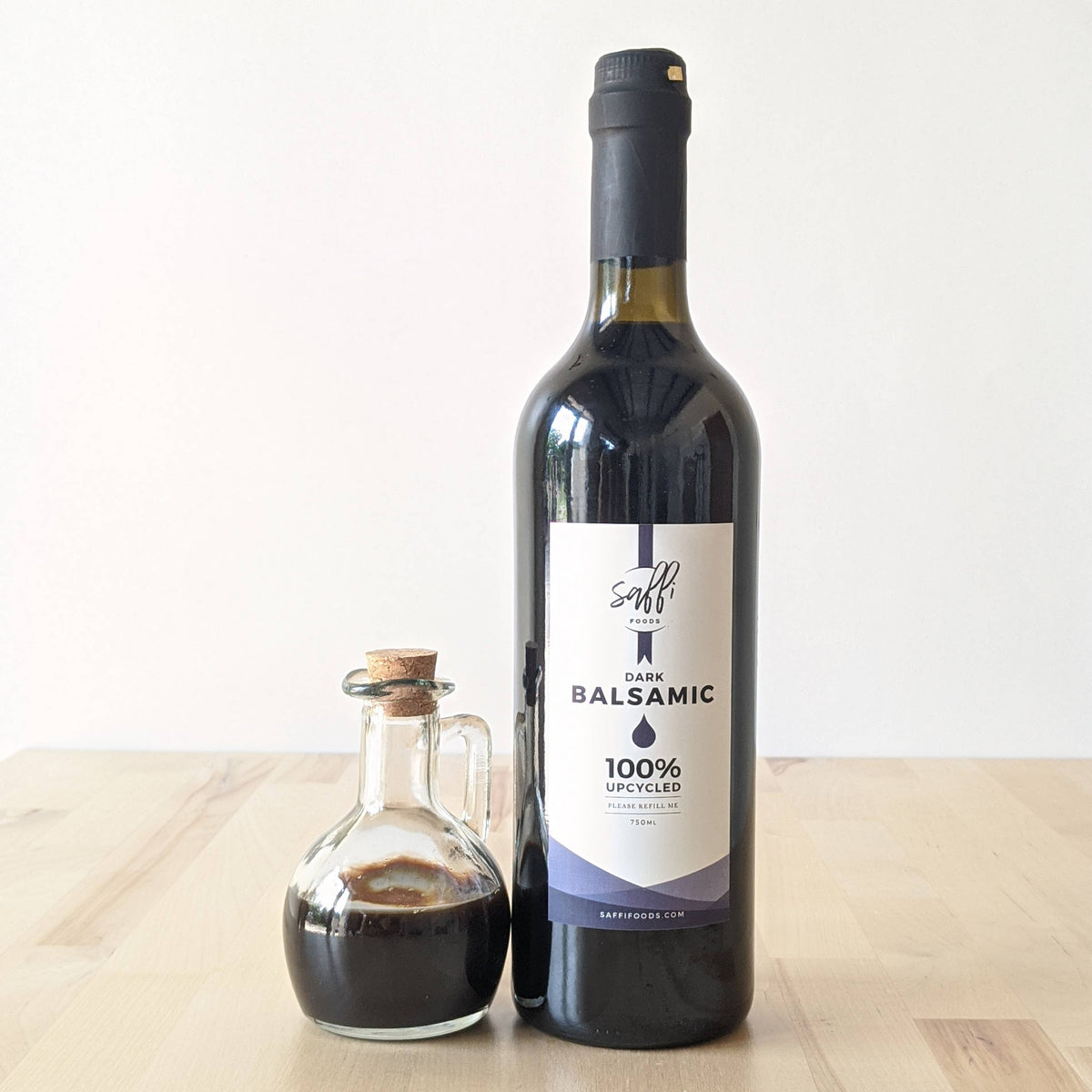 Saffi Saana Dark Balsamic Vinegar - 750ml wine bottle