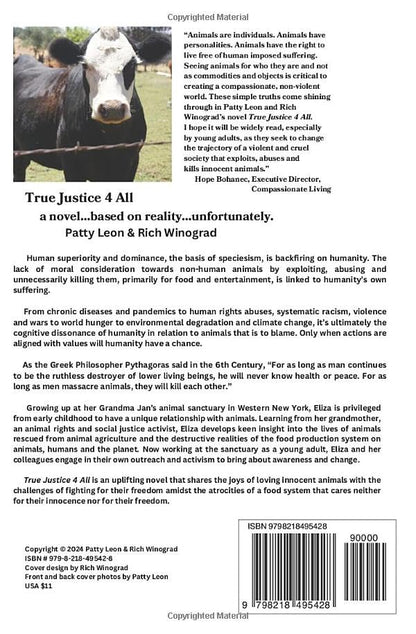 True Justice 4 All: A Novel…Based on Reality…Unfortunately by Patty Leon & Rich Winograd