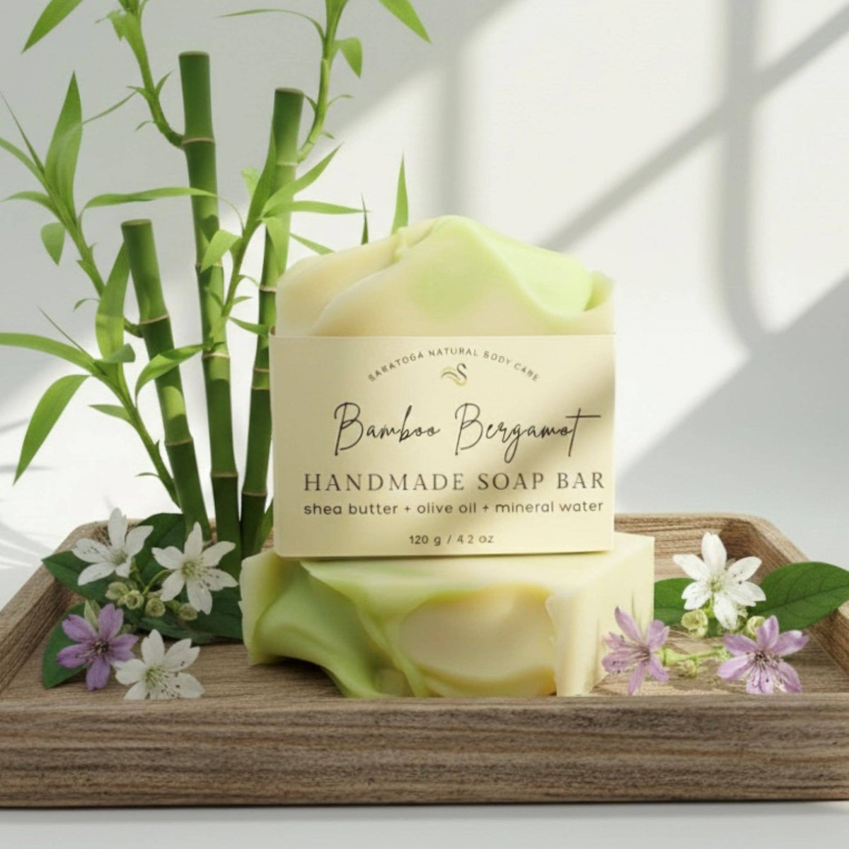 Bamboo Bergamot Handmade Soap Bar