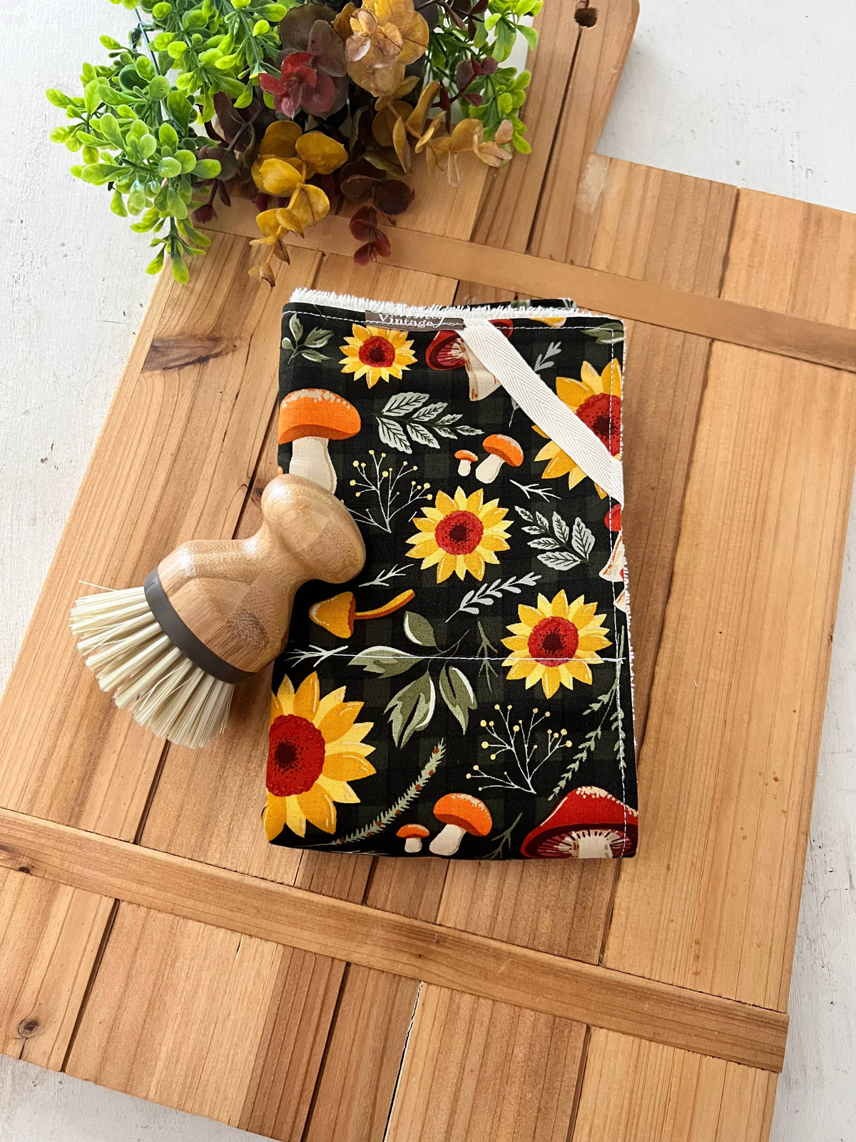 Fall Dish Drying Mat