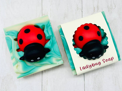 Ladybug Handmade Soap Bar for Kids