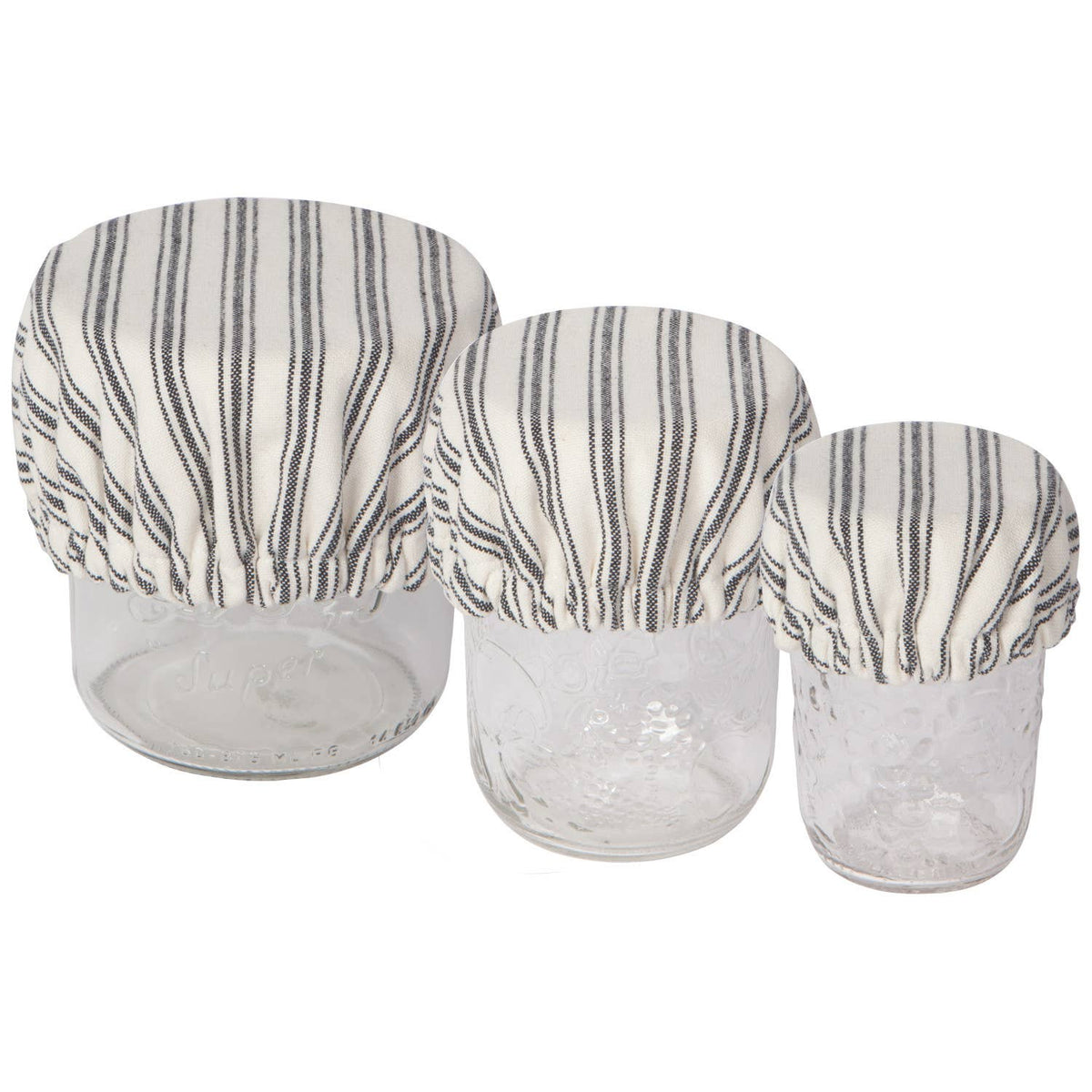 Ticking Stripe Mini Bowl Cover Set