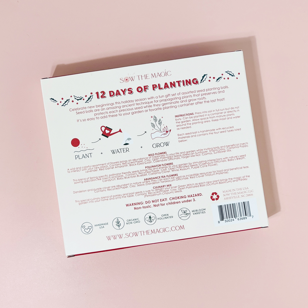 12 Days of Planting Christmas Advent Calendar