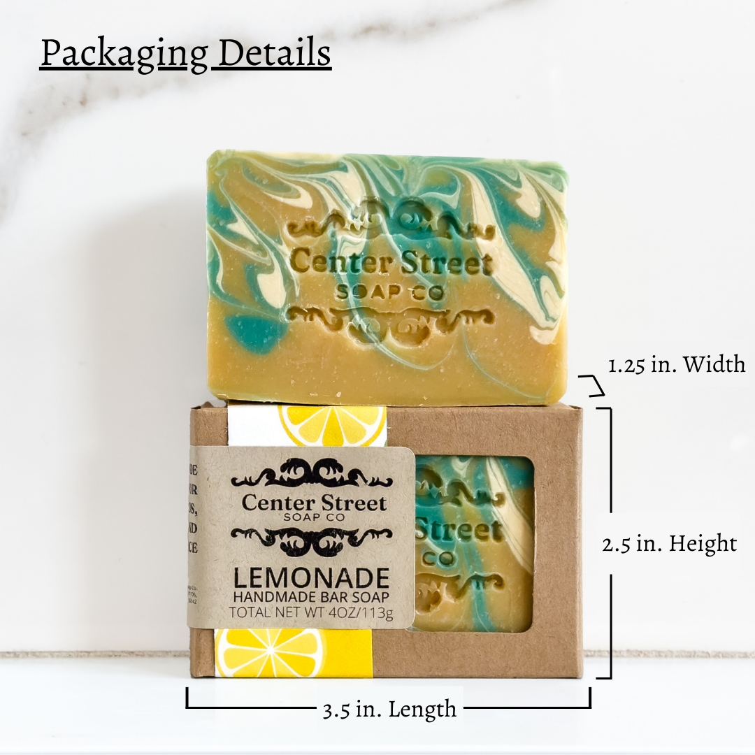 Lemonade Vegan Handmade Soap Bar
