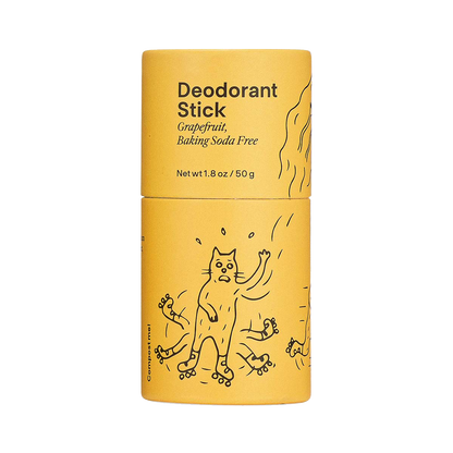 Grapefruit Baking Soda Free Deodorant Stick