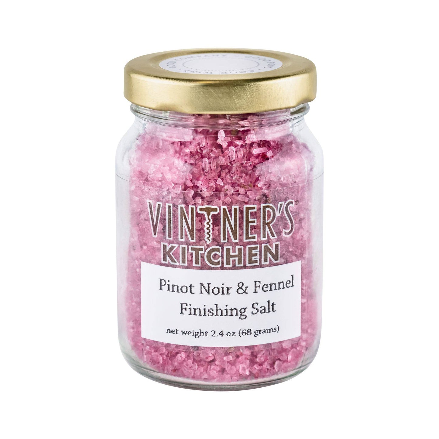 Pinot Noir and Fennel Finishing Salt Jar