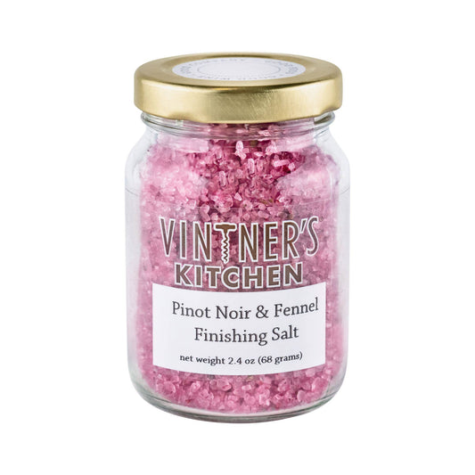 Pinot Noir and Fennel Finishing Salt Jar