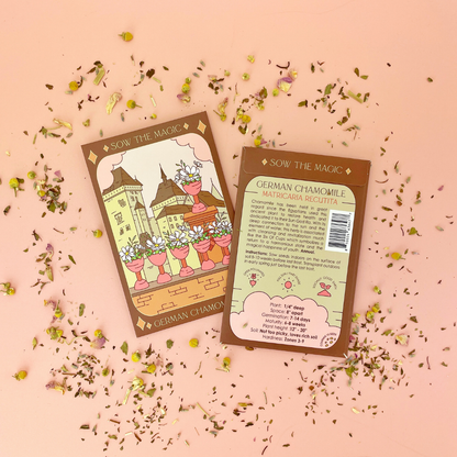 German Chamomile Tarot Garden