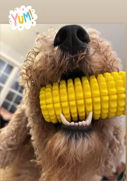 Corn-Shaped Dental Chew Dog Toy