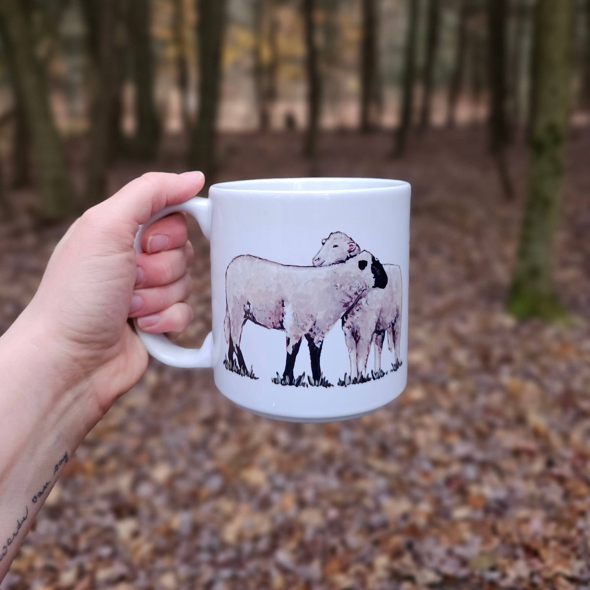 Lambs Martin & Franklin Coffee Mug
