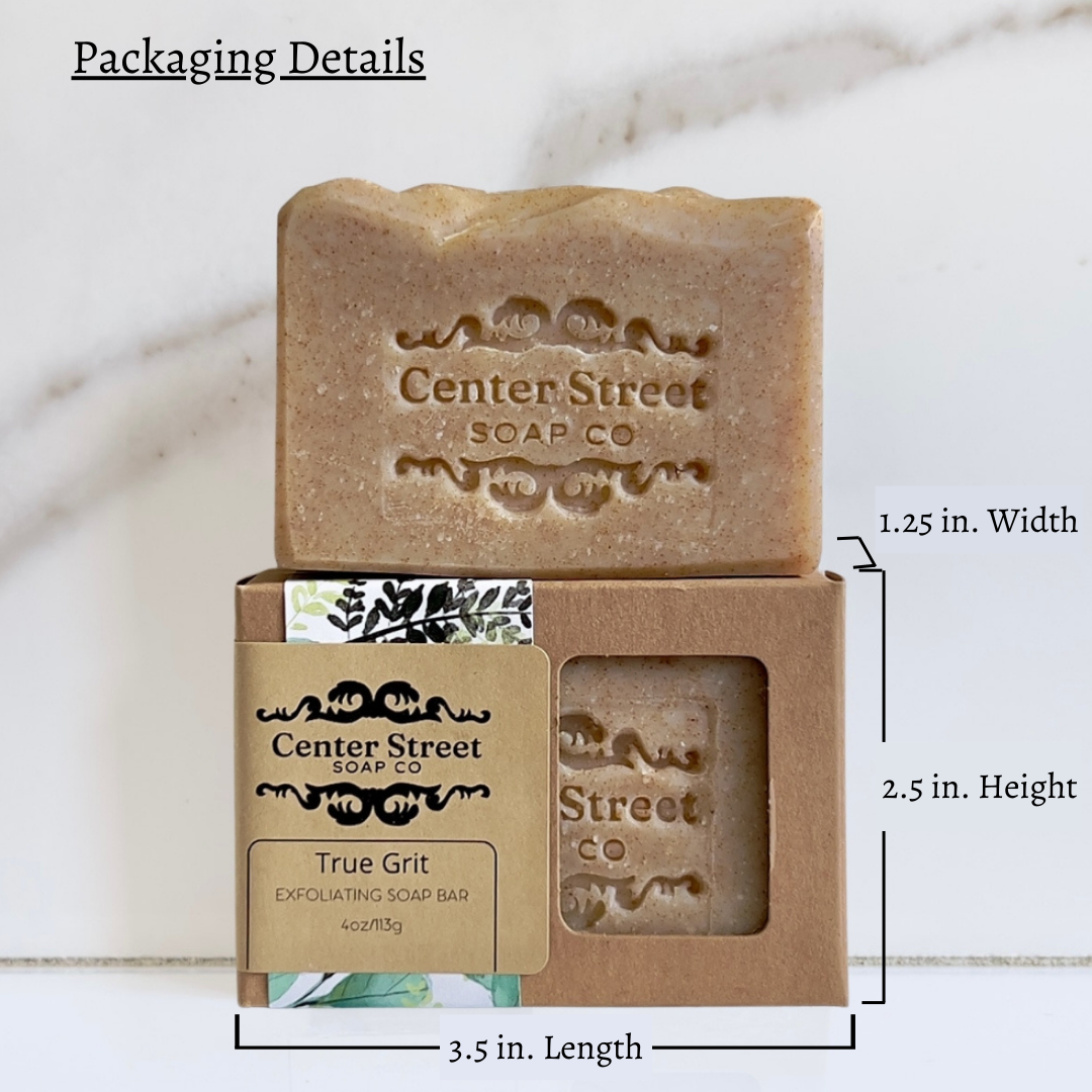 True Grit Handmade Exfoliating Gardner's Soap Bar