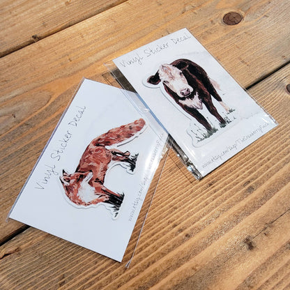Jersey Cow Vinyl Sticker