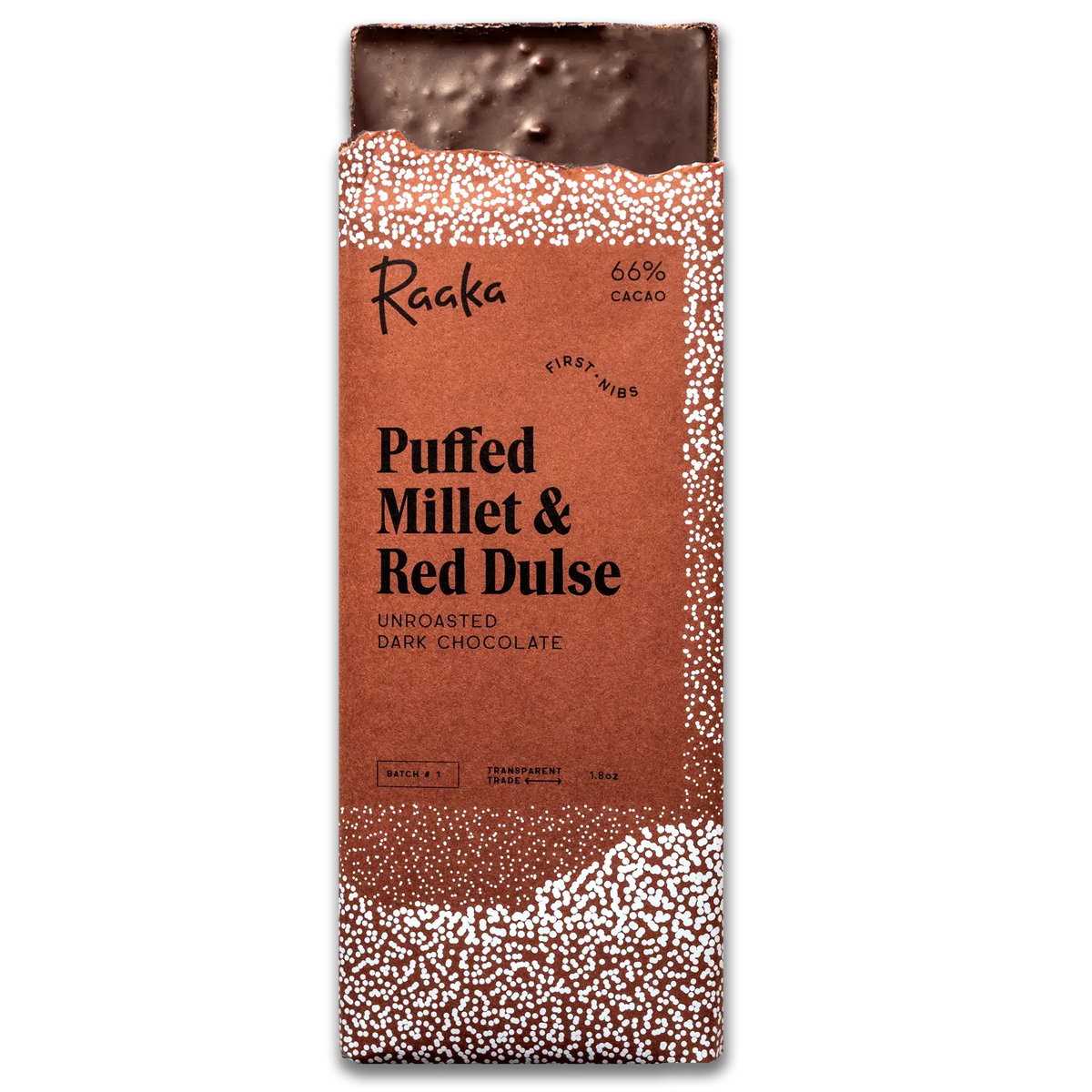 Puffed Millet & Red Dulse Chocolate Bar