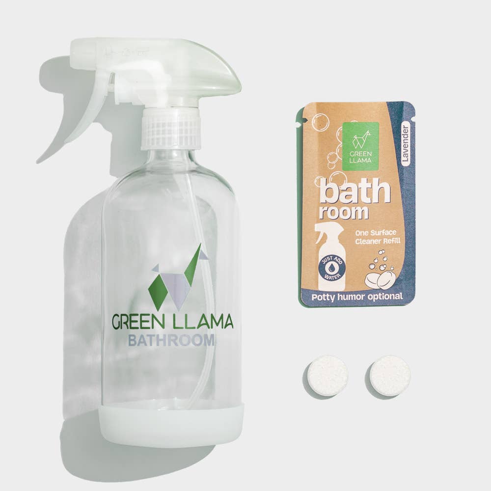 Refillable Bathroom Cleaning Kit