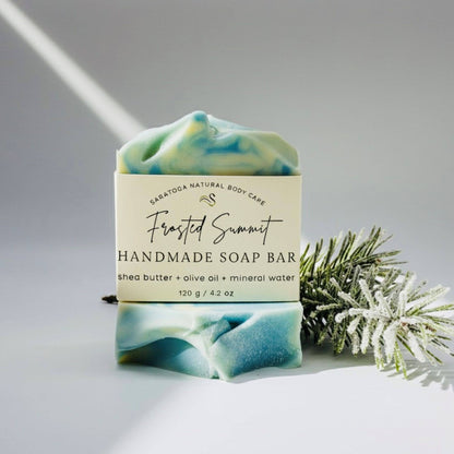 Frosted Summit Handmade Soap Bar Fresh Pine Scent