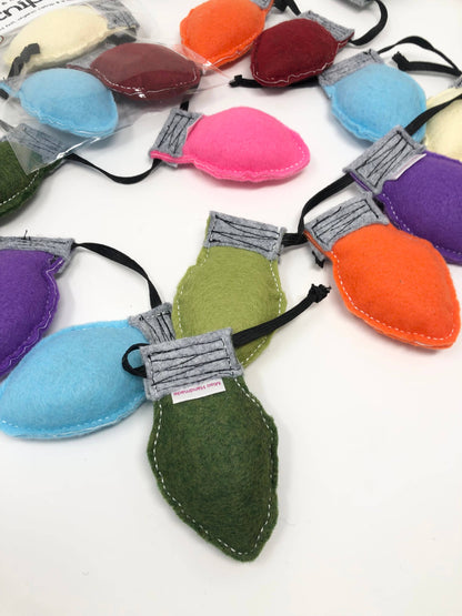 Catnip Christmas Lights 3 on a string & bulk