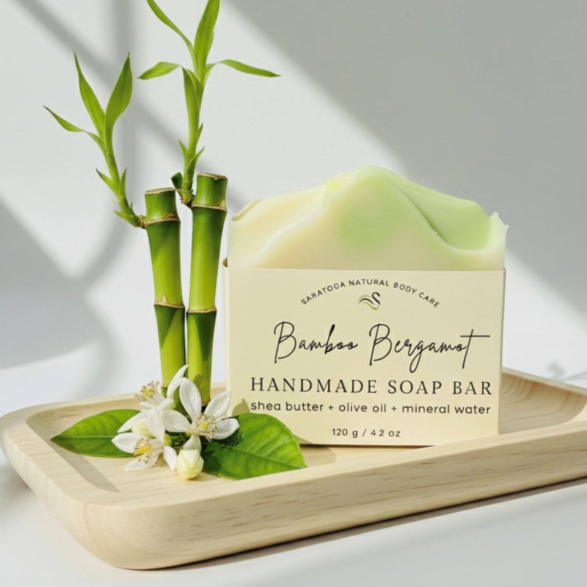 Bamboo Bergamot Handmade Soap Bar