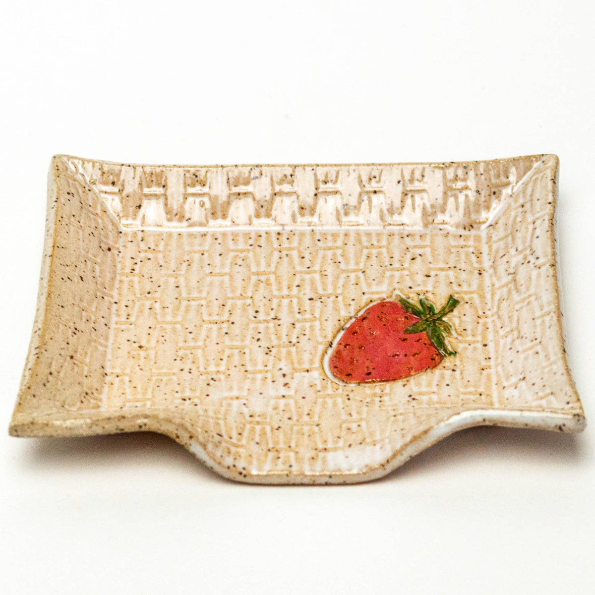 Strawberry Ceramic Soap Dish