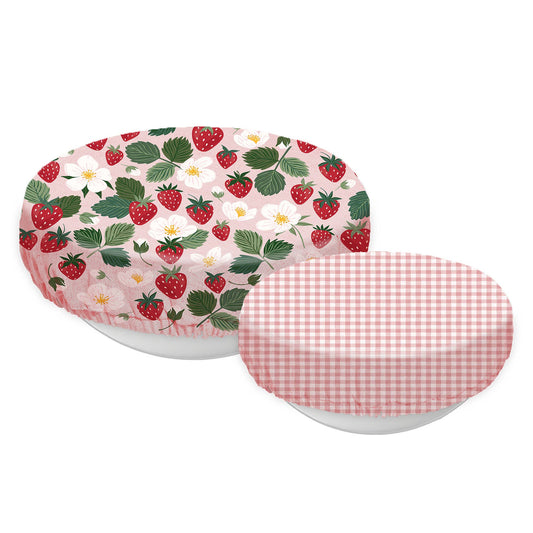 Strawberry Patch Bowl  Cover Set